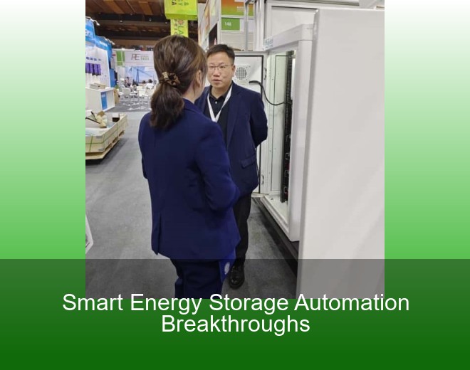 Smart Energy Storage Automation Breakthroughs